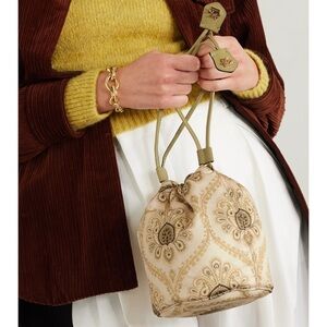 ETRO paisley-print satin clutch bag